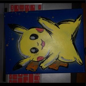 Pokémon (Pikachu) custom painted art